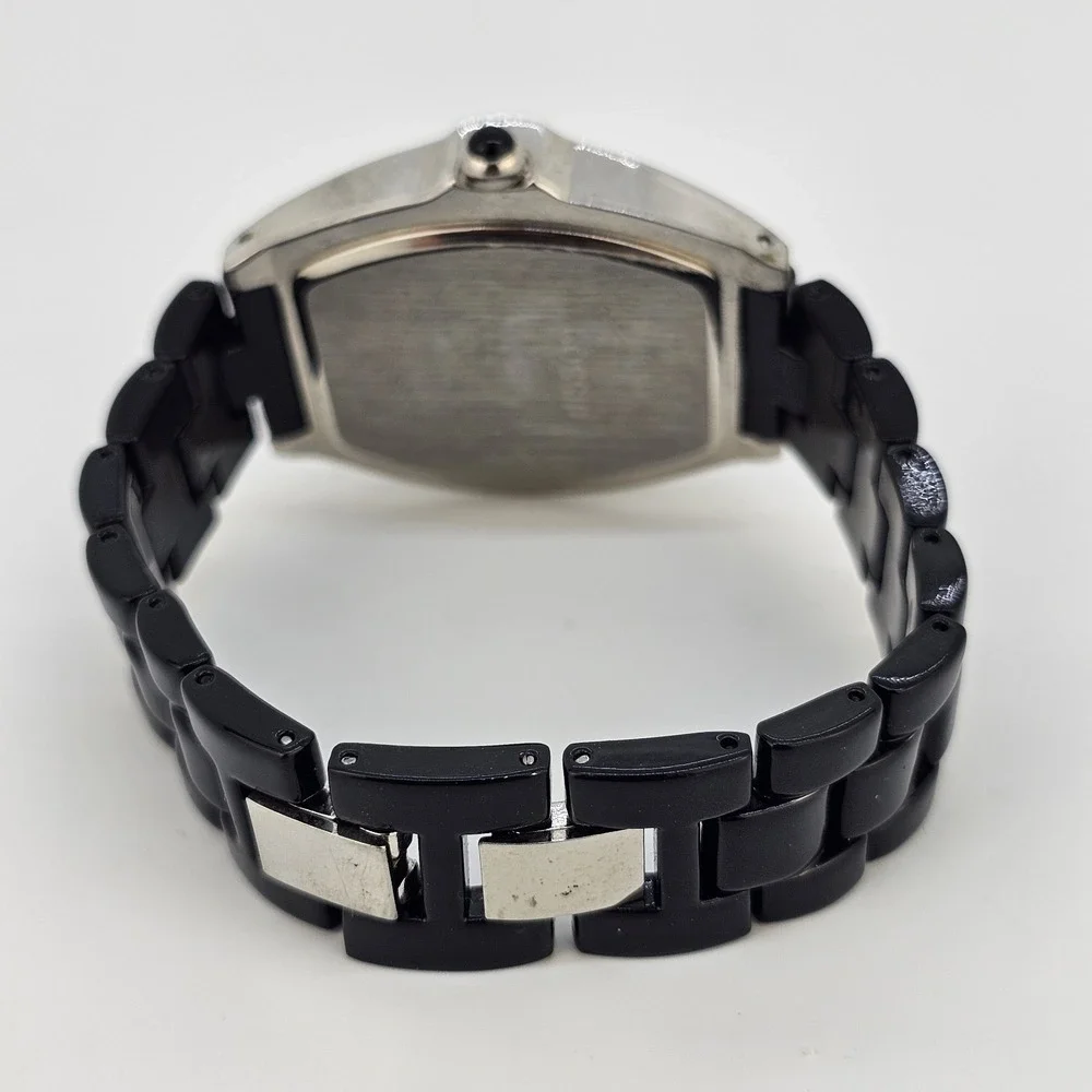 Gossip Watch Women 38MM White Dial Date Black Bands 6.5